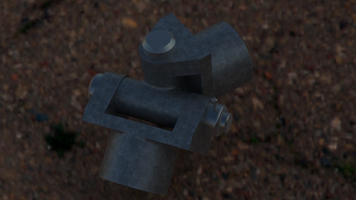 Universal Joint 3D model_2