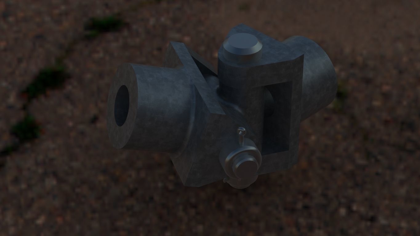 Universal Joint 3D model_1