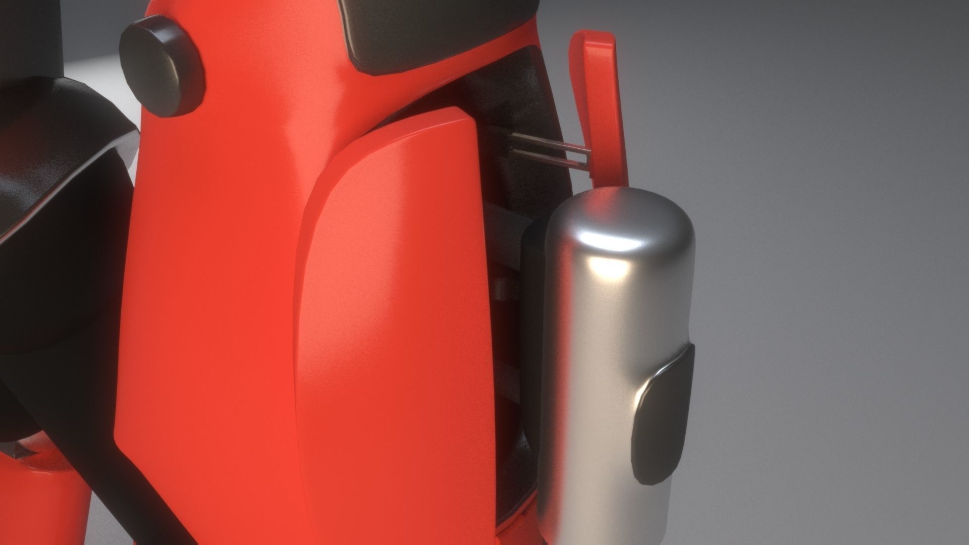 Mech Character Free 3D model_2