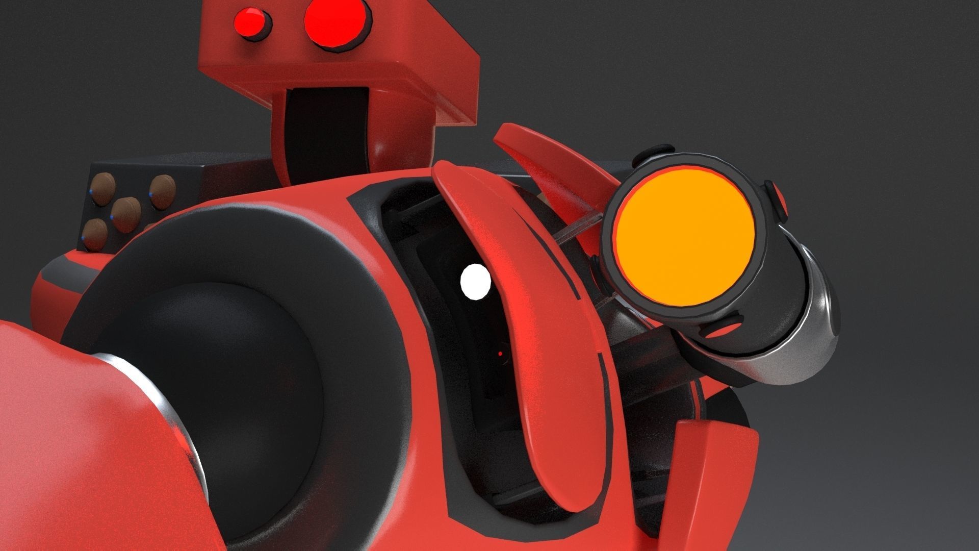 Mech Character Free 3D model_1