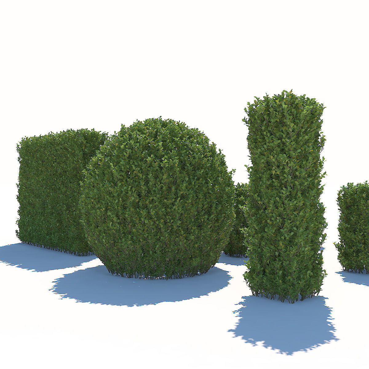 Garden Set 01 3D model_5
