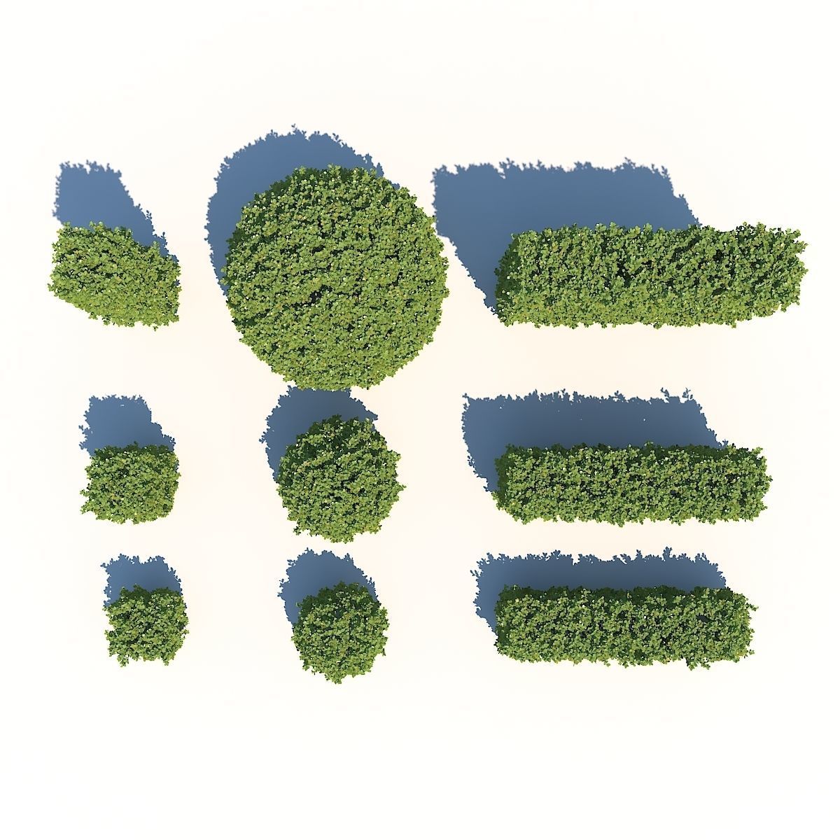 Garden Set 01 3D model_3