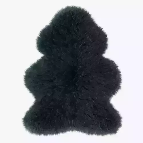 Sheepskin Rug 3D model