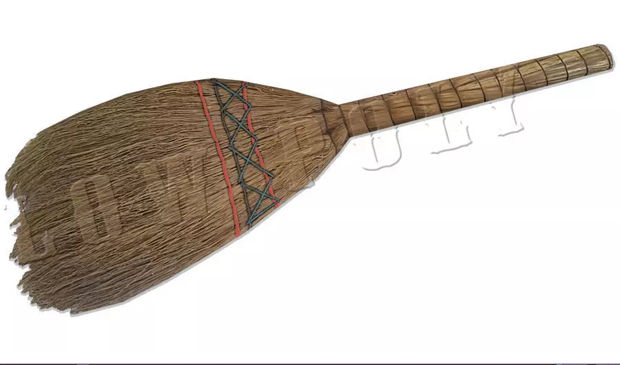 Broom - PBR - Game-Ready mushroom Low-poly 3D model_0