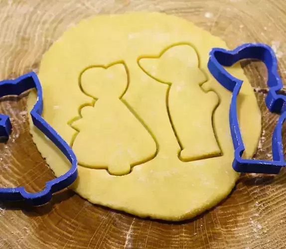 Boy and girl cookie cutter for professional