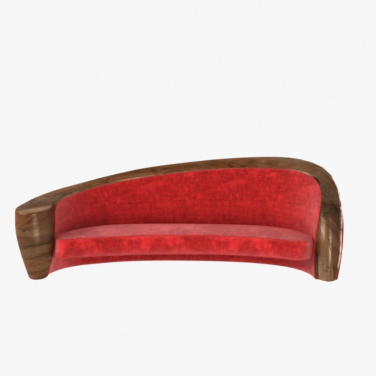 holly hunt vladimir kagan sofa and tables 3D model_4