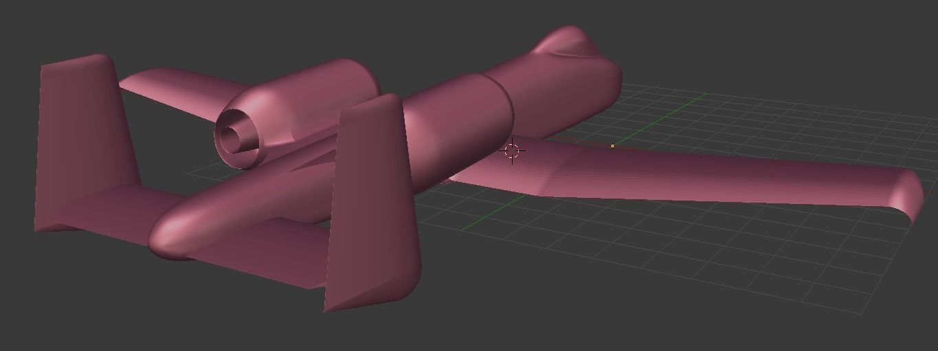 Fairchild A-10 Thunderbolt II 3D print model_2