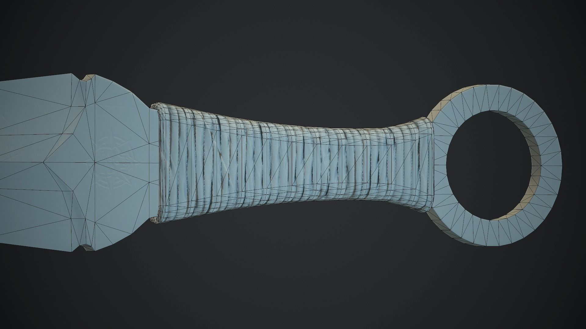 Throwing Knife PBR Game Ready Low-poly 3D model_20