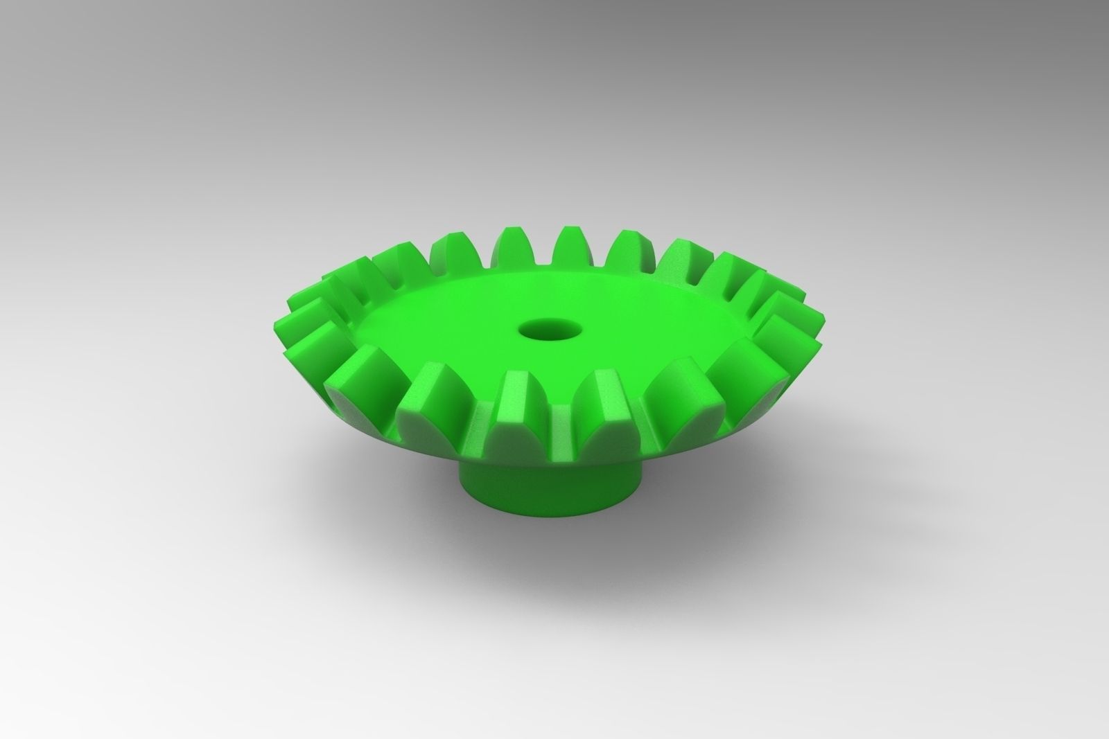Straight bevel gear free 3D Model 3D printable STL
