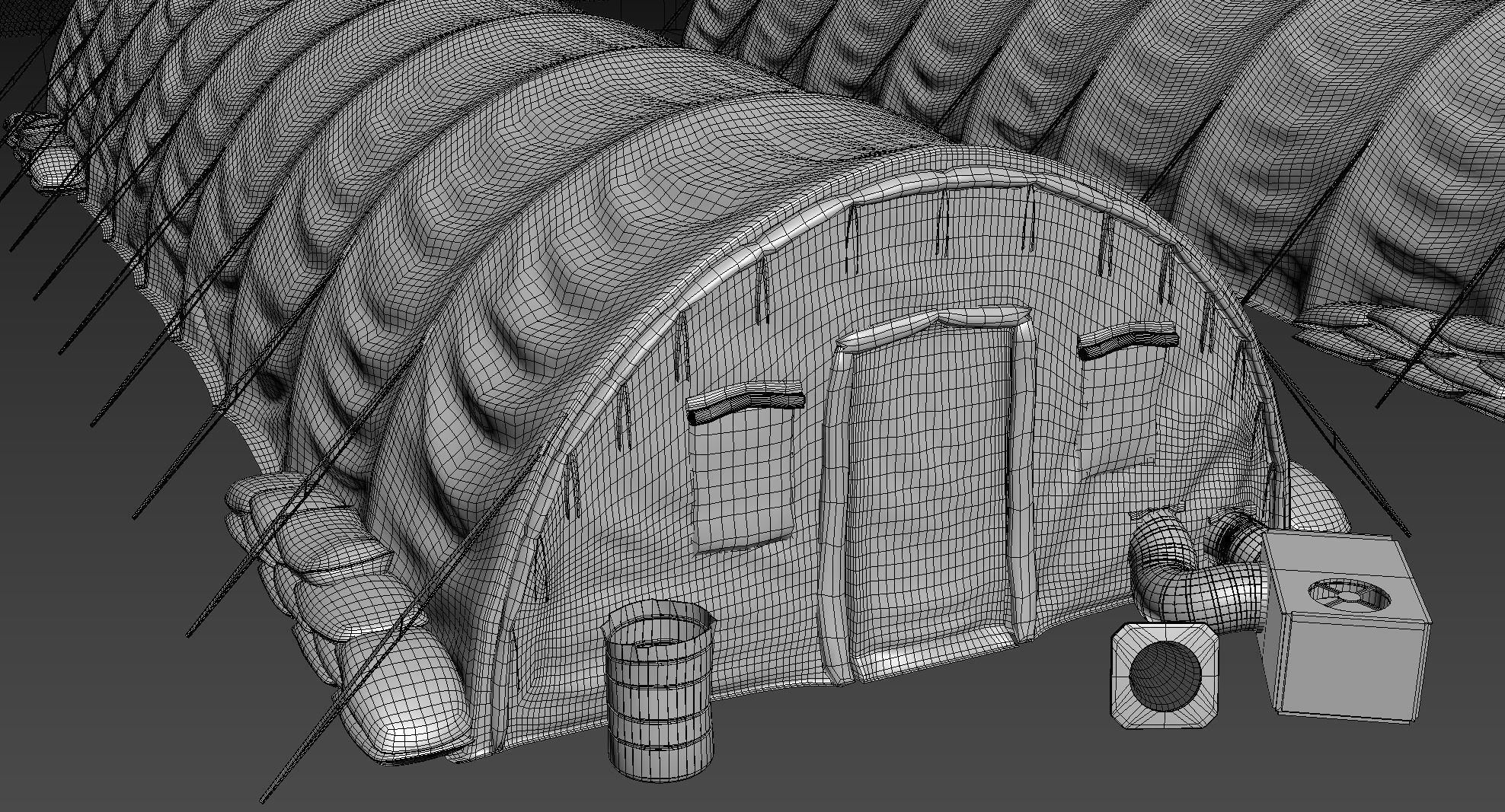 Military Camp Elements 3D model_3