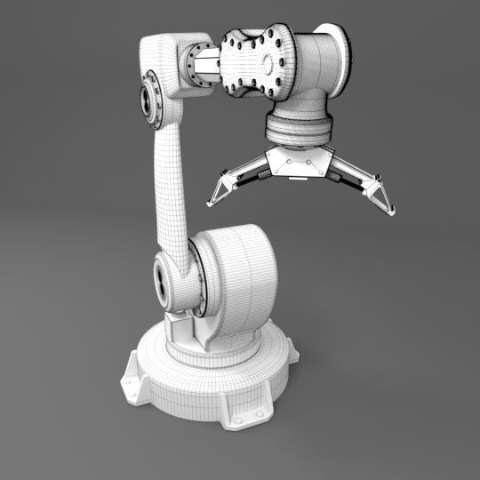 Robotic Arm 3D model_5
