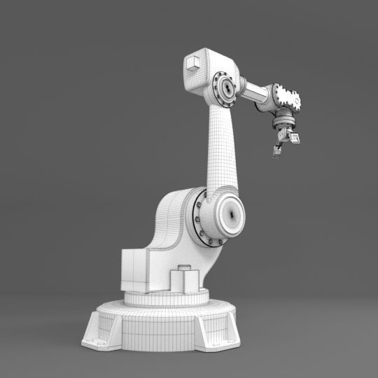 Robotic Arm 3D model_7