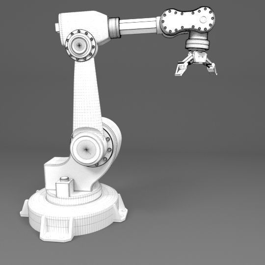 Robotic Arm 3D model_6