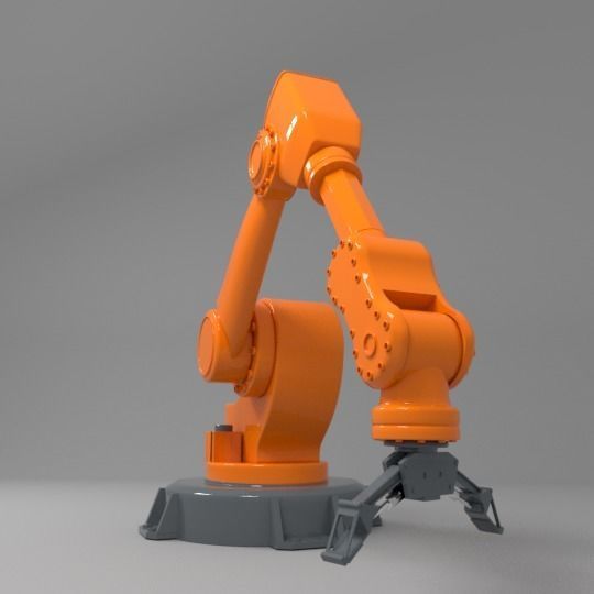 Robotic Arm 3D model_2