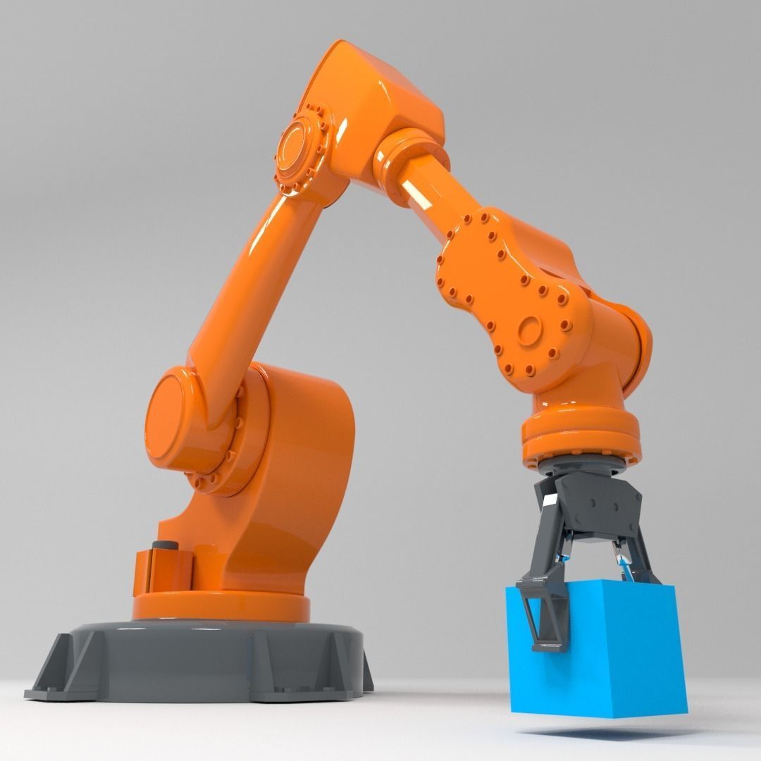 Robotic Arm 3D model animated CGTrader