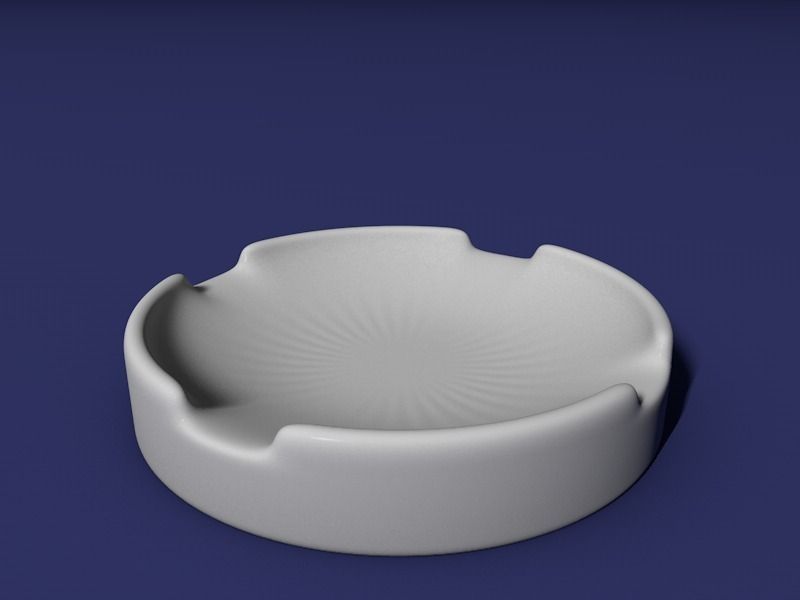 Ashtray Free 3D print model