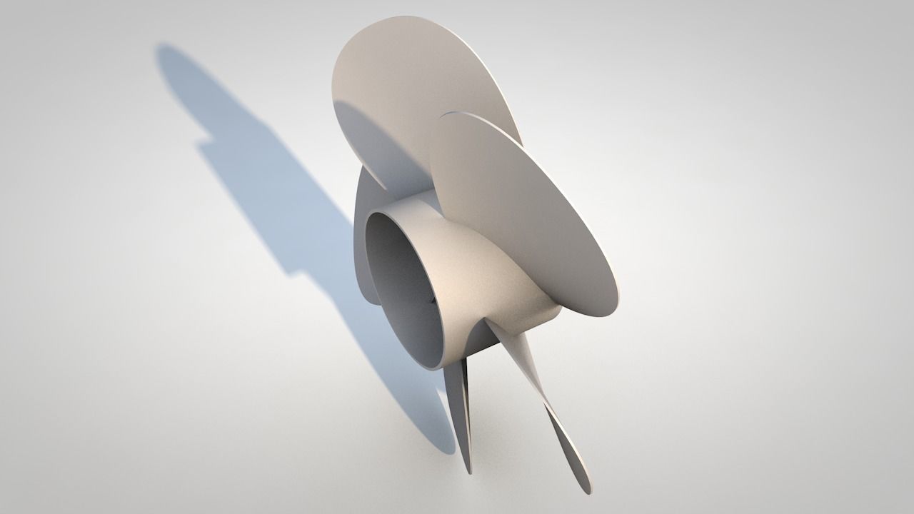 Propeller 3D model_1