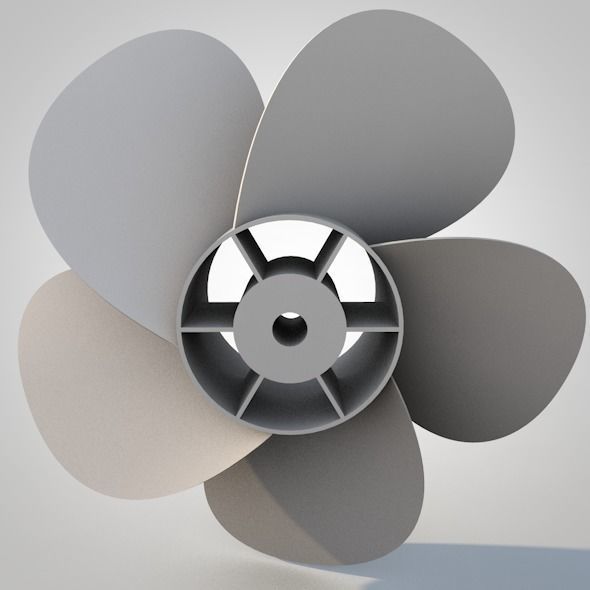 Propeller 3D model_2