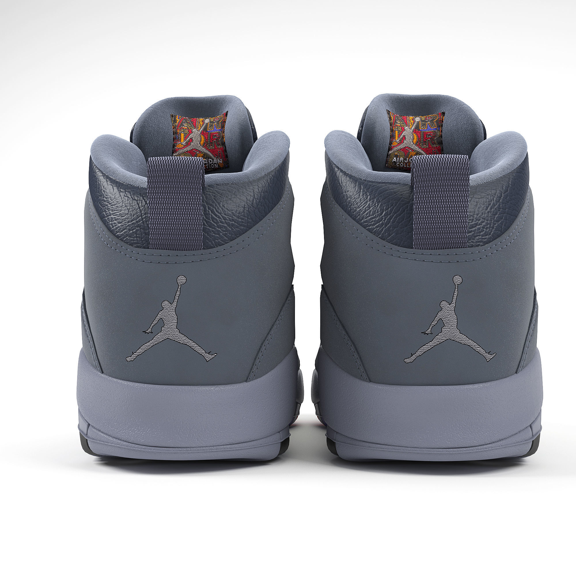 Air Jordan 10 Retro Nike  3D model_4