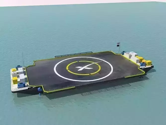 Barge floating platform