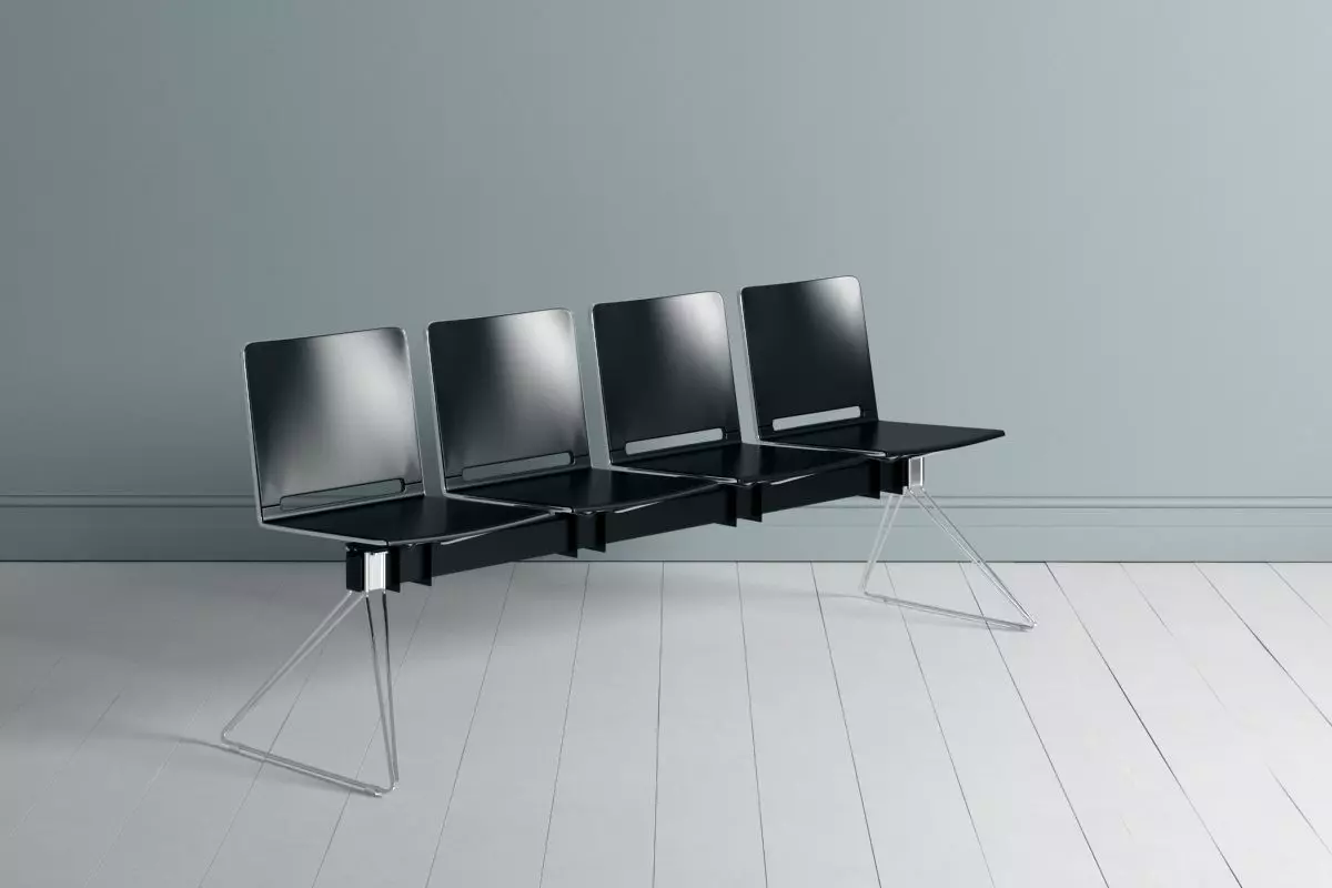 LaFilo Armchair Bench Side Chair Sled Base Swivel Writing 3D model_0