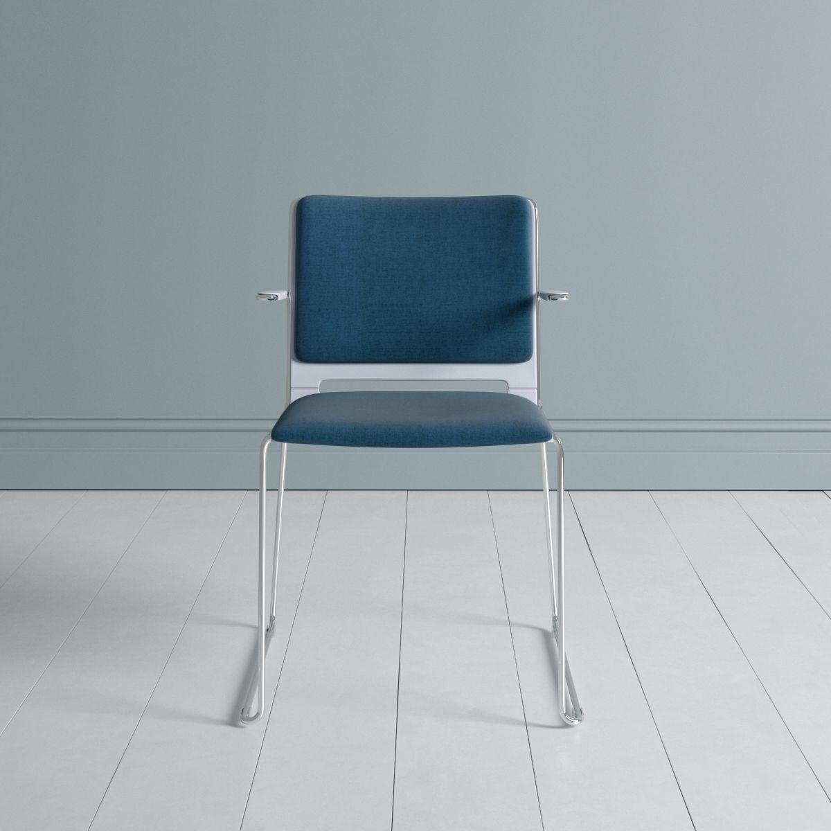 LaFilo Armchair Bench Side Chair Sled Base Swivel Writing 3D model_6