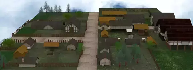 Village Set medieval