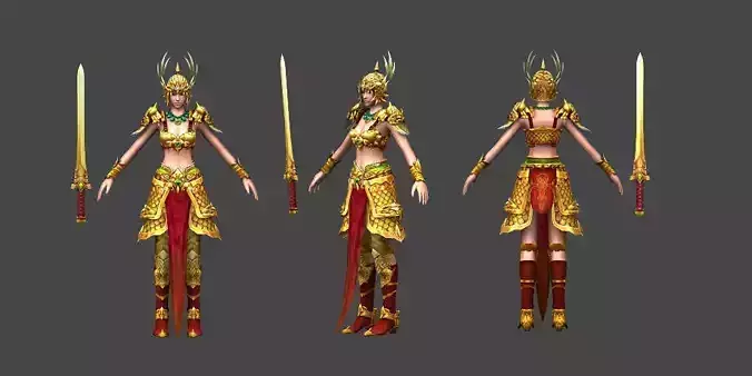 General woman model  female general