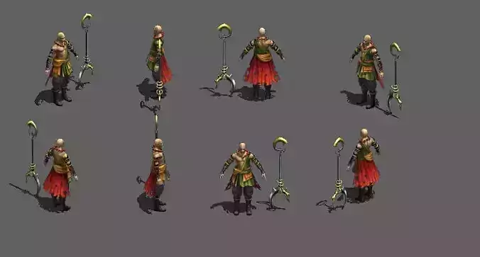 Buddhist monk    Shaceng    A monk