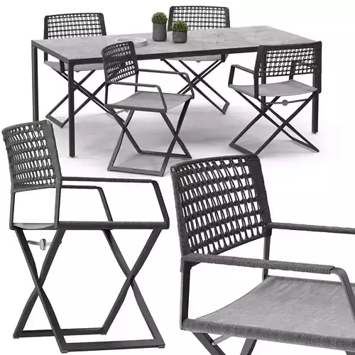 Tribu Regista armchair 01 3D model