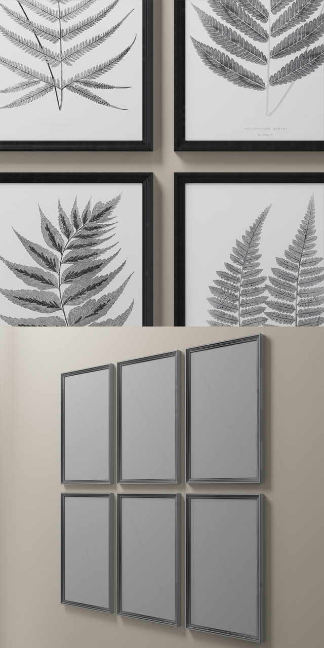 Restoration Hardware posters  3D model_7