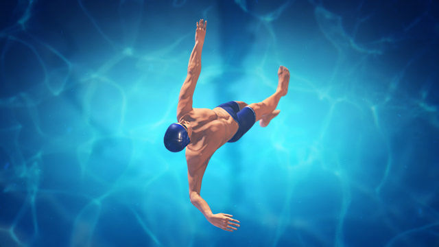 4 Swimming styles Animation Bundle 3D model_12