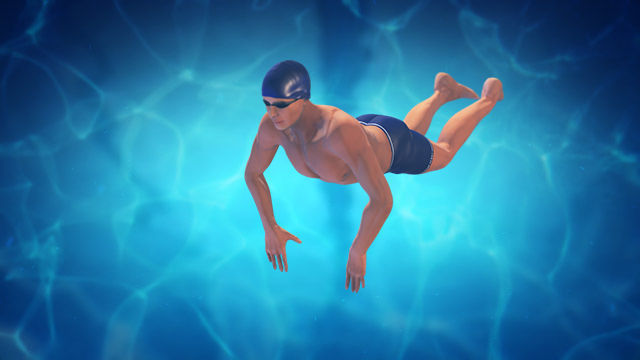 4 Swimming styles Animation Bundle 3D model_16