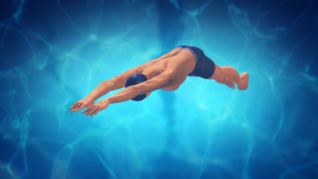 4 Swimming styles Animation Bundle 3D model_17