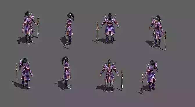 Ancient swordsman  warrior