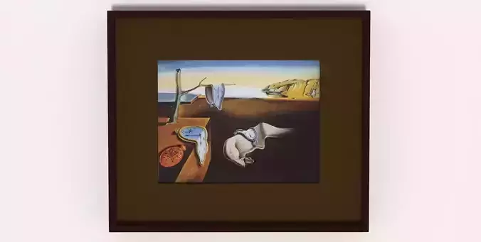 The Persistance of Memory by Salvador Dali ready for 3D printing 3D print model