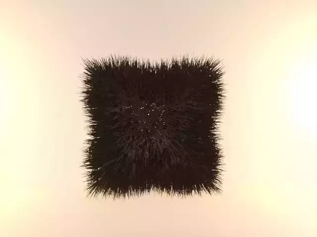 Cushion fur pillow