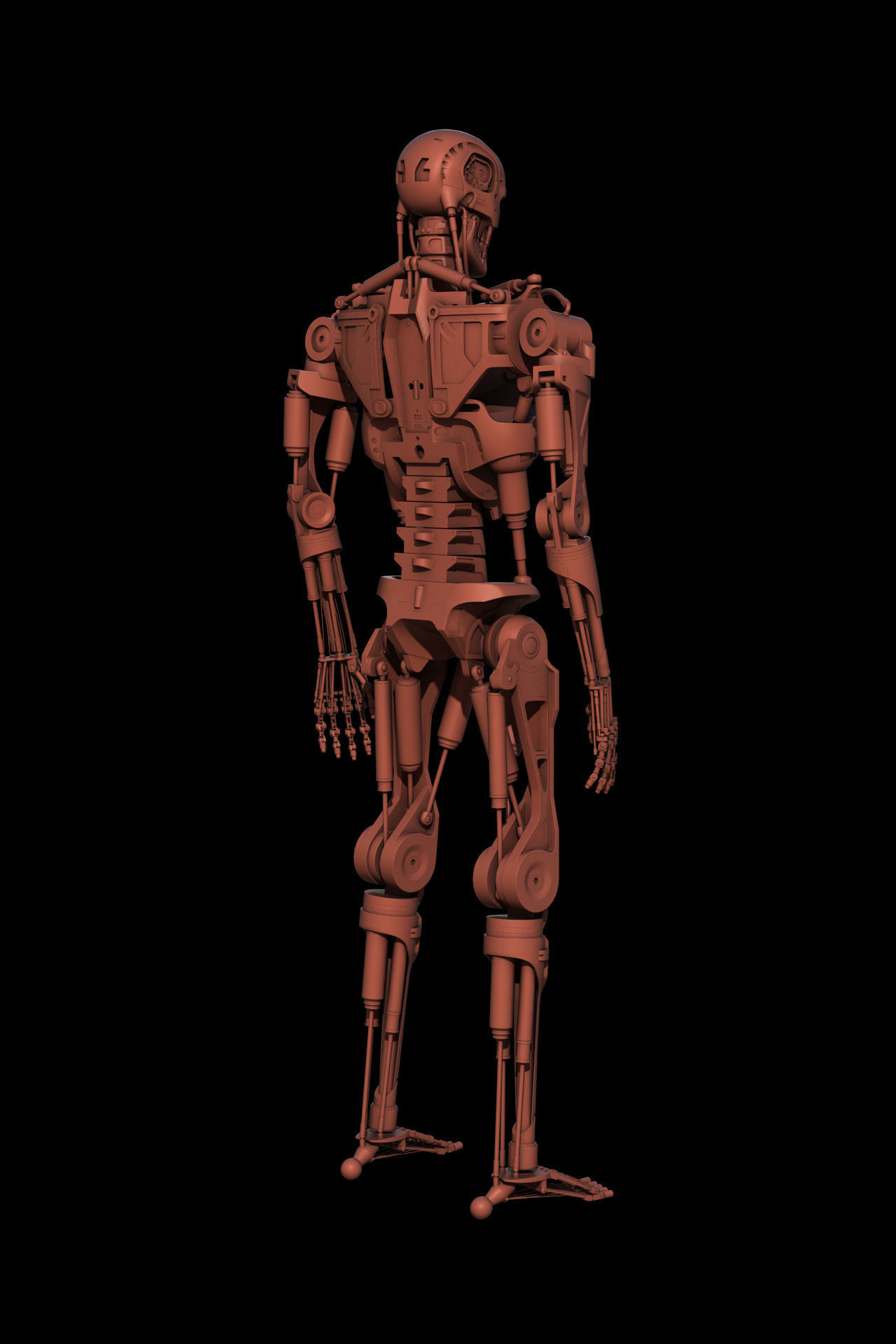 Terminator T-800 Endoskeleton 3D model_12