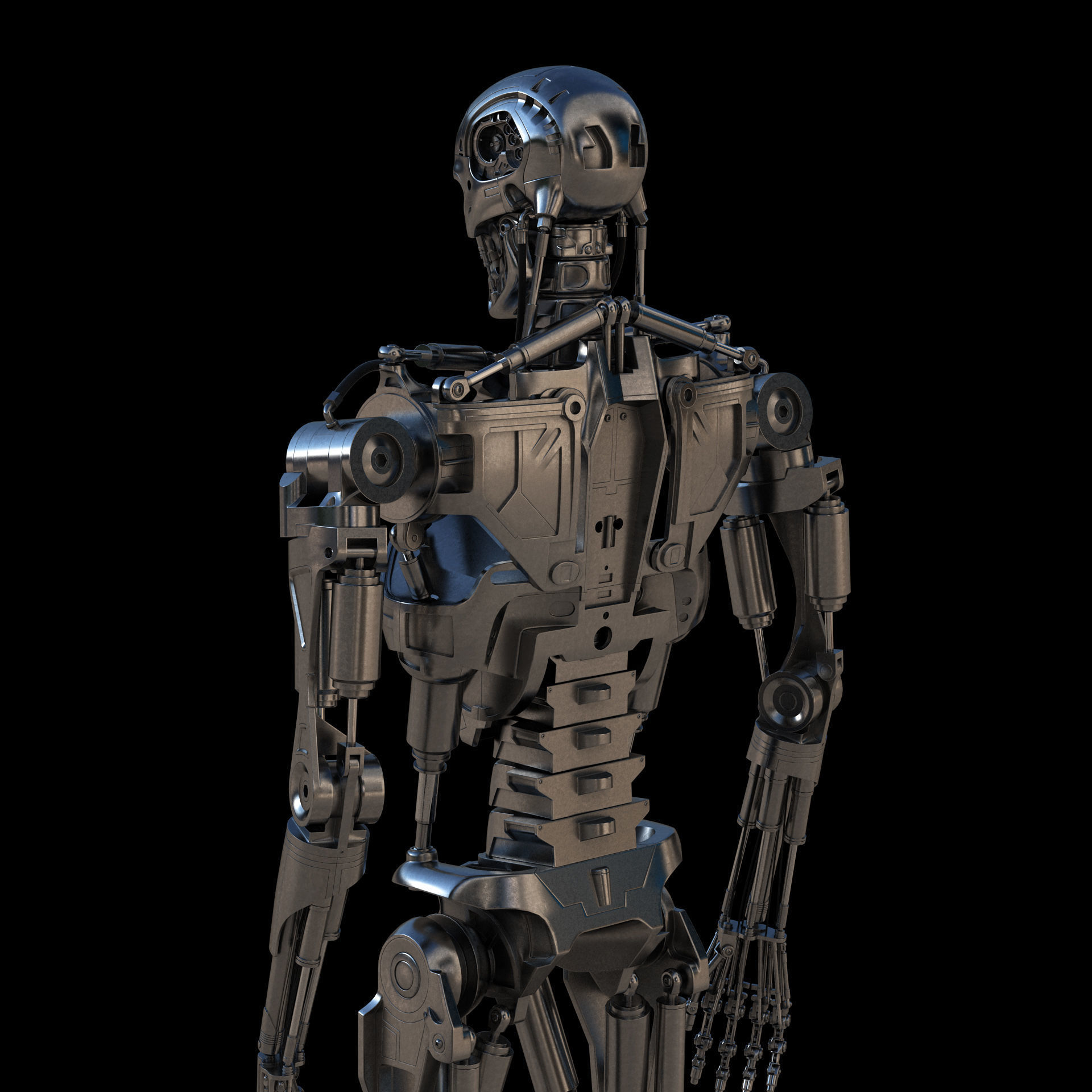 Terminator T-800 Endoskeleton 3D model_16