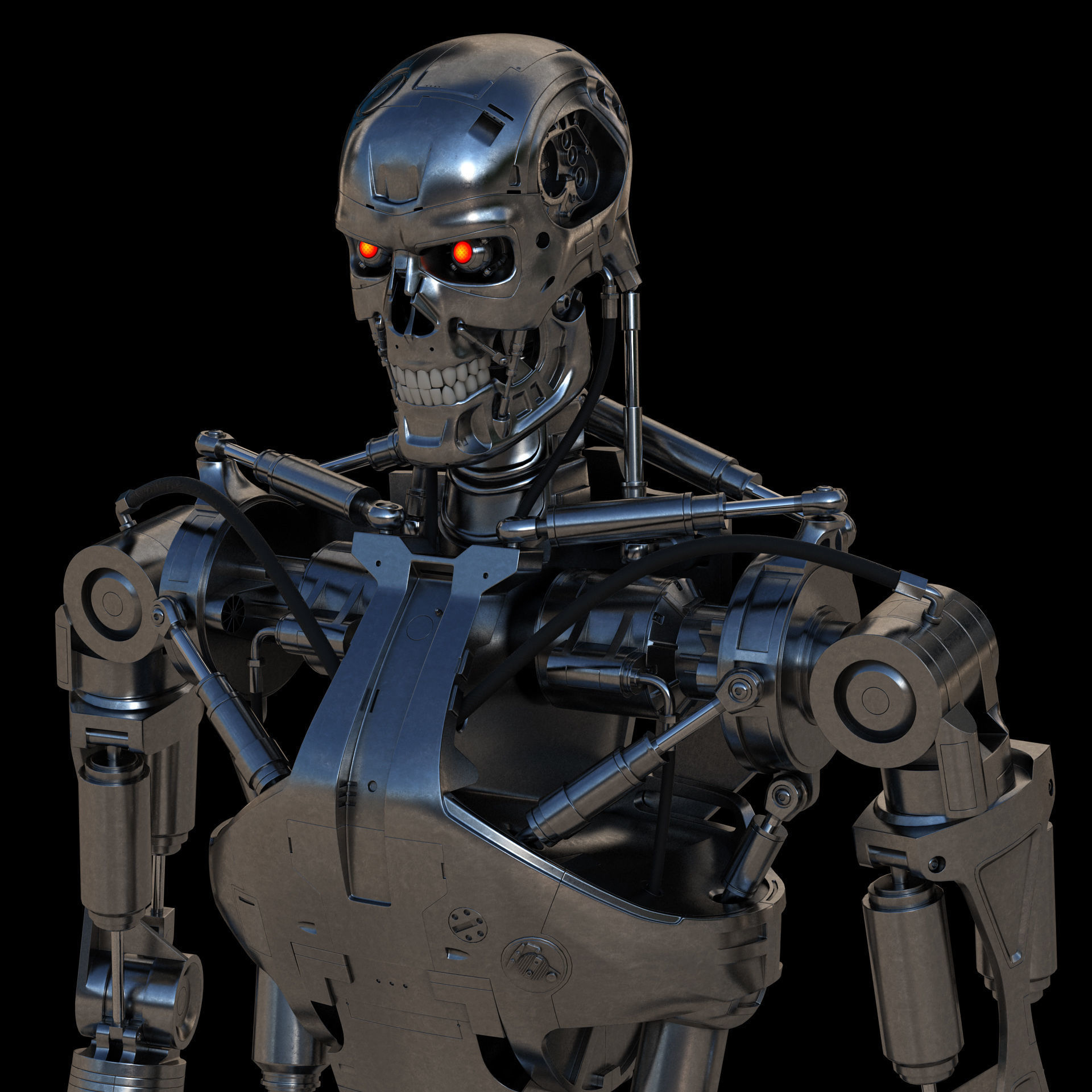 Terminator T-800 Endoskeleton 3D model_18