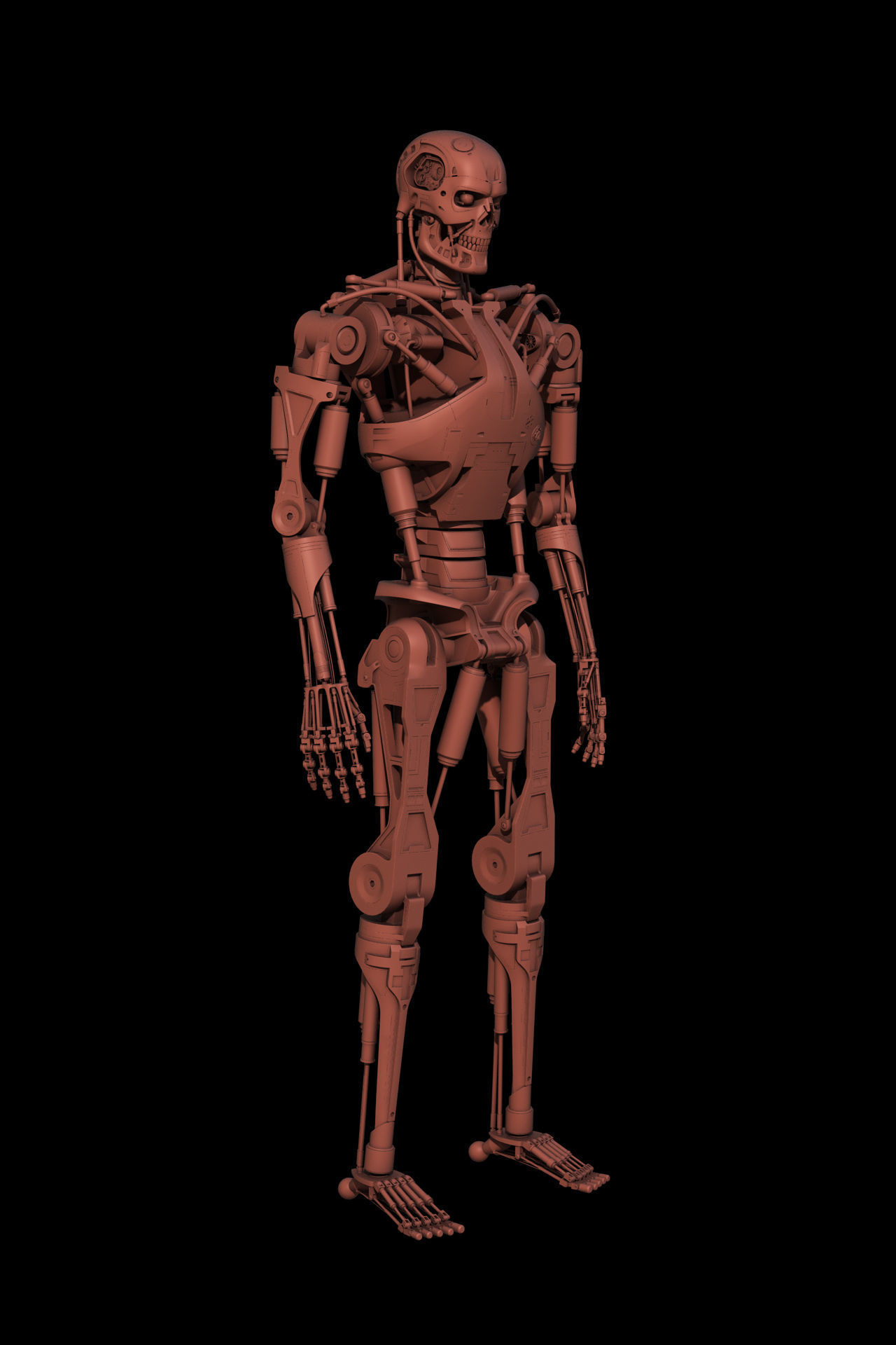 Terminator T-800 Endoskeleton 3D model_13