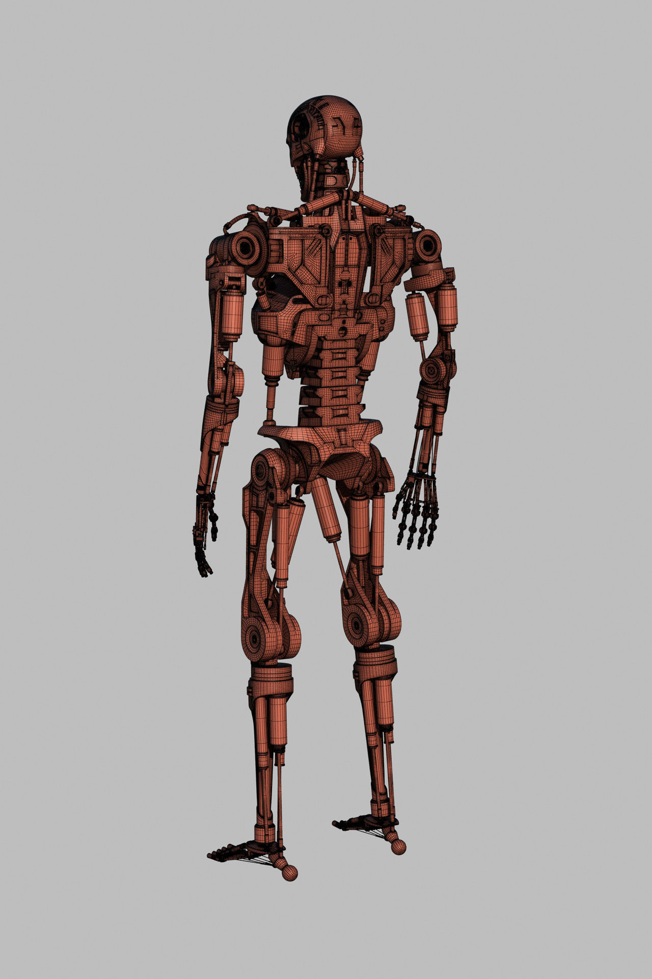 Terminator T-800 Endoskeleton 3D model_28