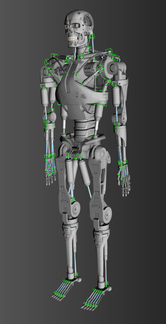 Terminator T-800 Endoskeleton 3D model_29