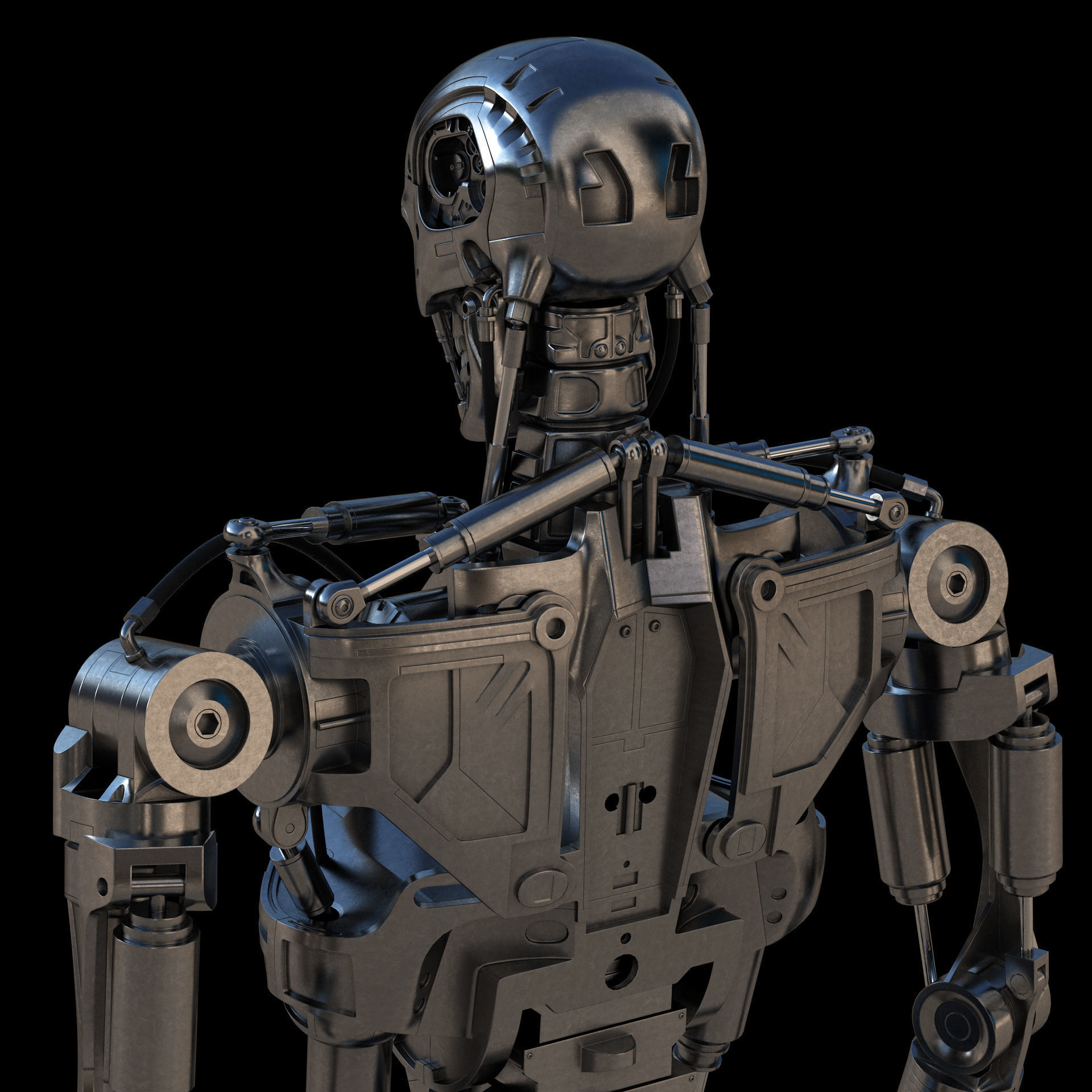 Terminator T-800 Endoskeleton 3D model_21