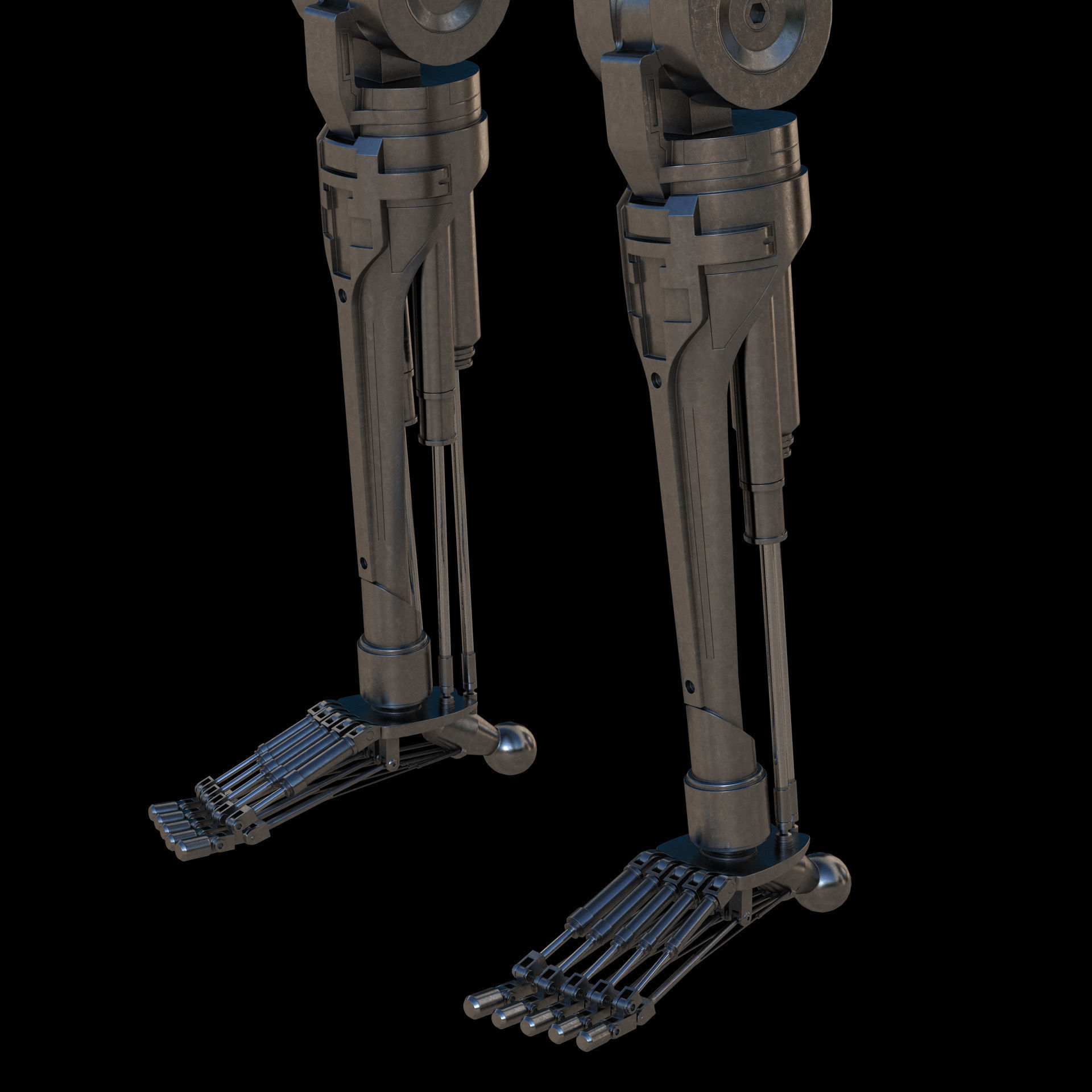 Terminator T-800 Endoskeleton 3D model_20