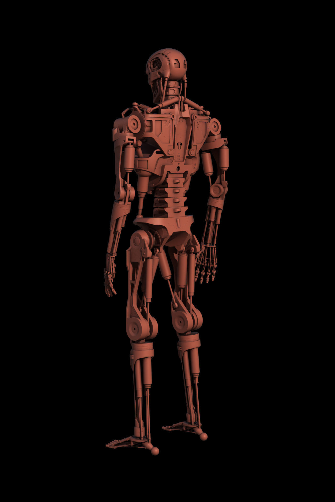Terminator T-800 Endoskeleton 3D model_10