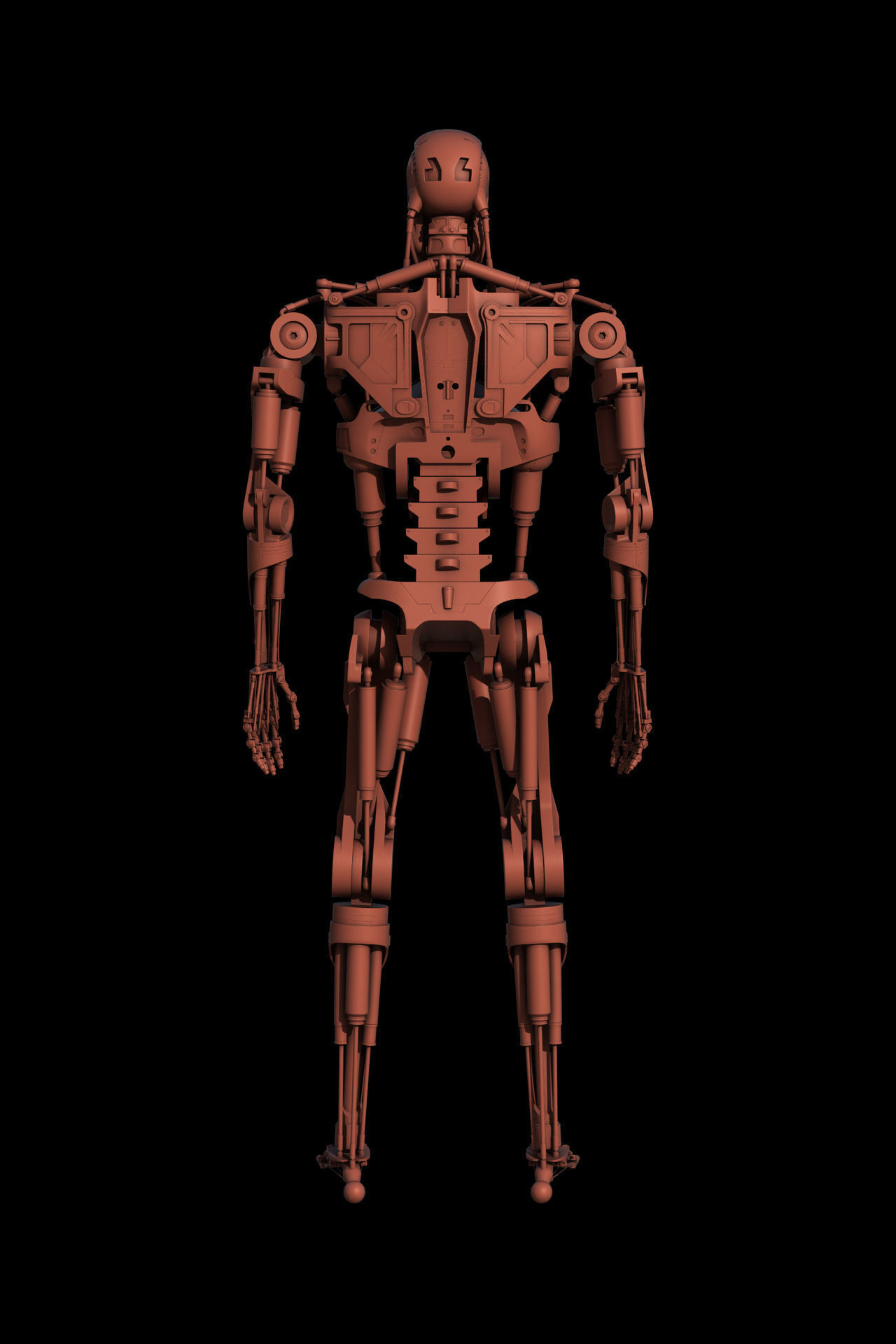 Terminator T-800 Endoskeleton 3D model_11