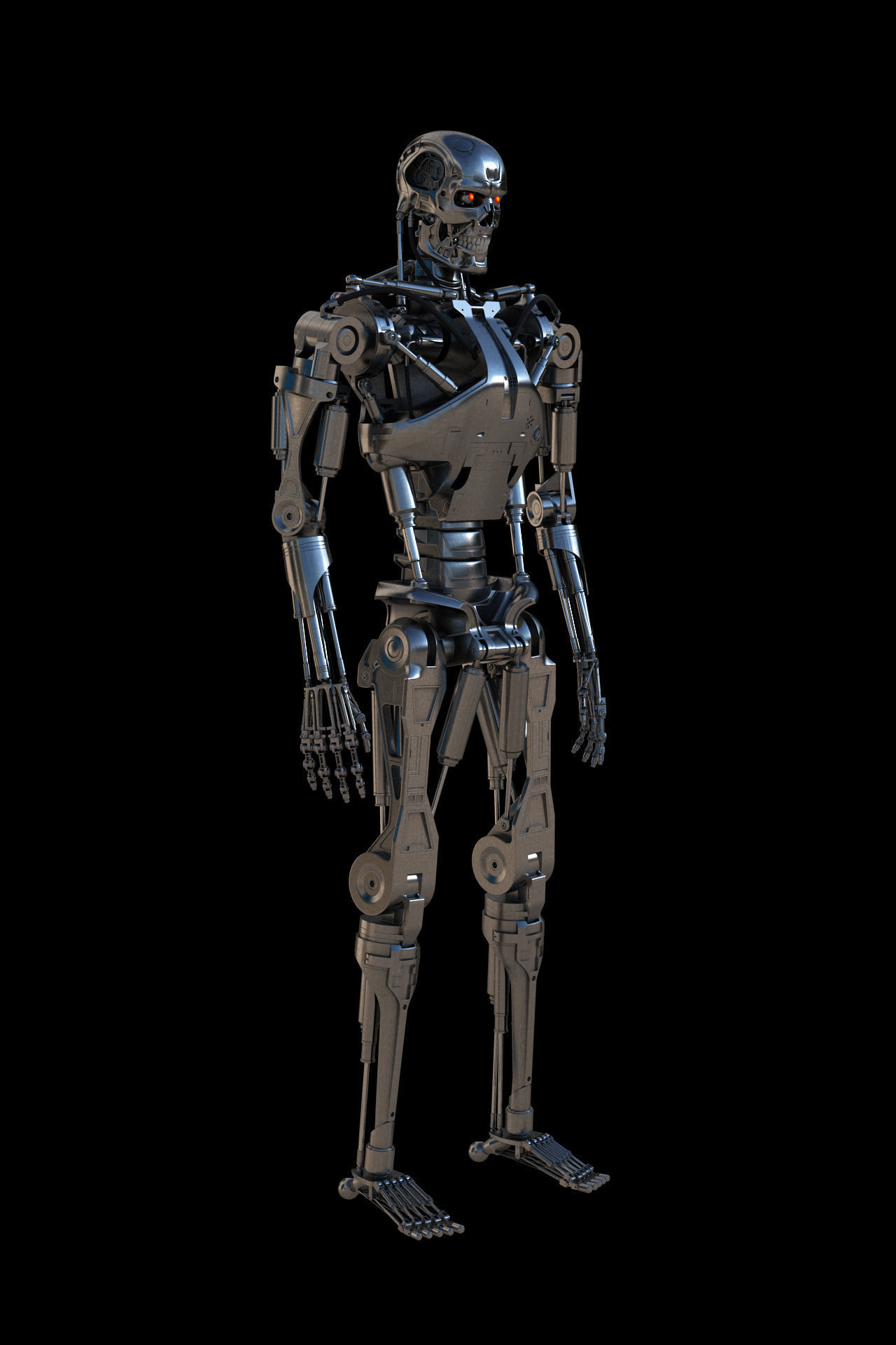 Terminator T-800 Endoskeleton 3D model_7