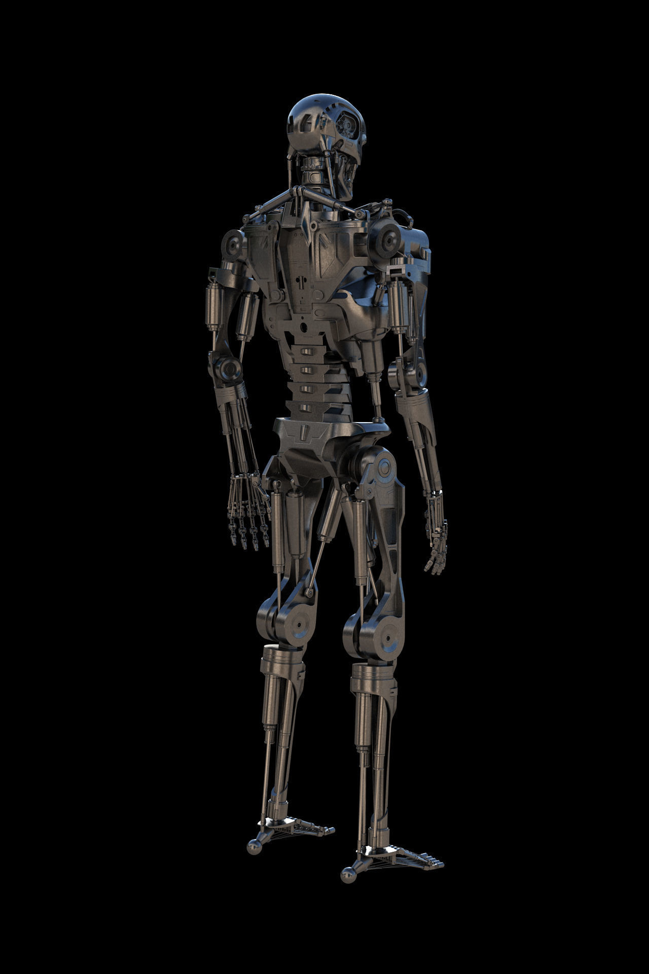 Terminator T-800 Endoskeleton 3D model_6