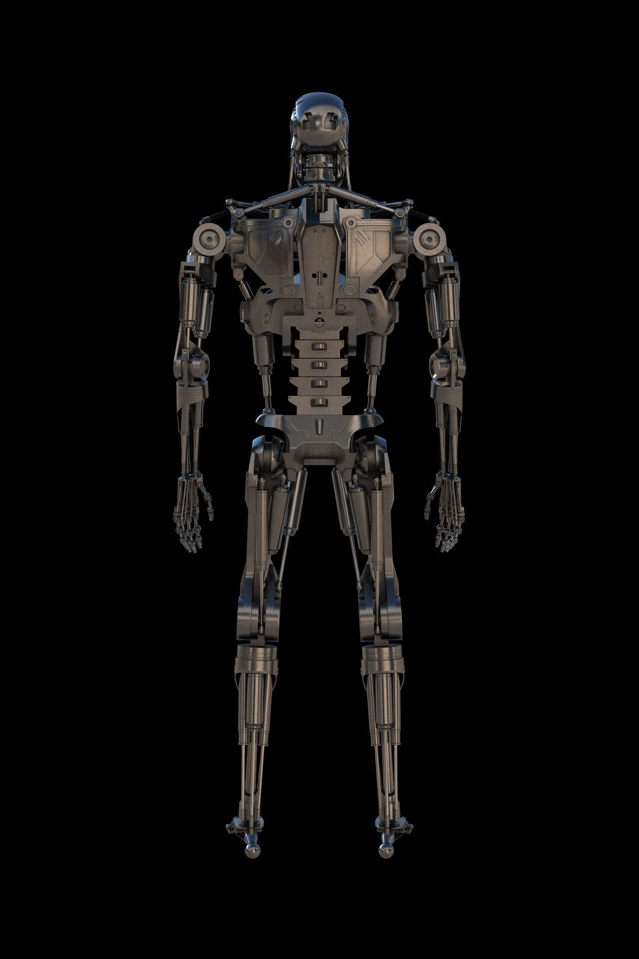 Terminator T-800 Endoskeleton 3D model_5